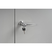 Pupitre d'atelier de style armoire, 34-1/2" la x 30" p x 53" h, Gris GTA Hardware Inc