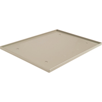 Fond de casier, Convient aux casiers 12" x 18", Beige, Plastique GTA Hardware Inc