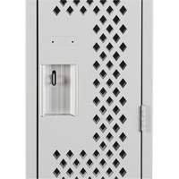 Casiers Clean Line, 12" x 15" x 72", Acier, Gris, Rivet (assembl&eacute;), Perfor&eacute; GTA Hardware Inc