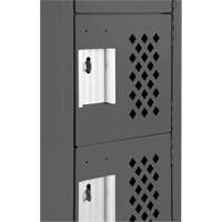 Petit casier perfor&eacute; Clean-Line, 6 niveaux, 12" x 72" x 12", Acier GTA Hardware Inc