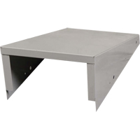 Casiers &eacute;conomiques &agrave; dessus inclin&eacute; Clean Line, Bloc de 1, 18" p x 12" la x 6" ha, Gris, Acier GTA Hardware Inc