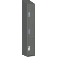 Casiers robustes Concorde, 3 niveaux, 12" x 18" x 78", Acier, Charbon, Soud&eacute; (assembl&eacute;) GTA Hardware Inc