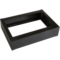 All-Welded Concorde - Heavy-Duty Lockers Recessed Base, 1 Banks, 4" H x 12" W x 17" D, Black, Steel GTA Hardware Inc