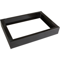 All-Welded Concorde - Heavy-Duty Lockers Recessed Base, 2 Banks, 4" H x 24" W x 17" D, Black, Steel GTA Hardware Inc