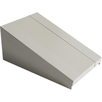 Dessus inclin&eacute; pour casiers robustes enti&egrave;rement soud&eacute; Concorde, Bloc de 1, 18" p x 12" la x 6" ha, Gris, Acier GTA Hardware Inc