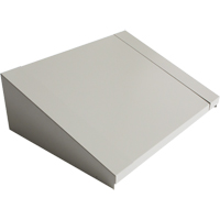 Dessus inclin&eacute; pour casiers robustes enti&egrave;rement soud&eacute; Concorde, Bloc de 2, 18" p x 24" la x 6" ha, Gris, Acier GTA Hardware Inc