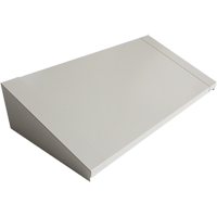 Dessus inclin&eacute; pour casiers robustes enti&egrave;rement soud&eacute; Concorde, Bloc de 3, 18" p x 36" la x 6" ha, Gris, Acier GTA Hardware Inc