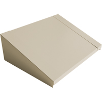 Dessus inclin&eacute; pour casiers robustes enti&egrave;rement soud&eacute; Concorde, Bloc de 2, 18" p x 24" la x 6" ha, Beige, Acier GTA Hardware Inc