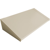Dessus inclin&eacute; pour casiers robustes enti&egrave;rement soud&eacute; Concorde, Bloc de 3, 18" p x 36" la x 6" ha, Beige, Acier GTA Hardware Inc