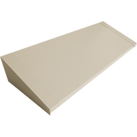Dessus inclin&eacute; pour casiers robustes enti&egrave;rement soud&eacute; Concorde, Bloc de 4, 18" p x 48" la x 6" ha, Beige, Acier GTA Hardware Inc
