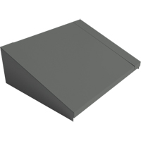 Dessus inclin&eacute; pour casiers robustes enti&egrave;rement soud&eacute; Concorde, Bloc de 2, 18" p x 24" la x 6" ha, Acier GTA Hardware Inc