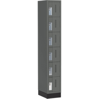 Casiers robustes Concorde, 6 niveaux, 12" x 18" x 76", Acier, Charbon, Soud&eacute; (assembl&eacute;) GTA Hardware Inc