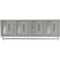 Casiers muraux robustes, Bloc de 4, 18" x 12" x 12", Acier GTA Hardware Inc