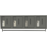 Casiers muraux robustes, Bloc de 4, 18" x 12" x 12", Acier GTA Hardware Inc