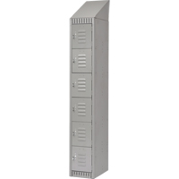 Casiers, 6 niveaux, 12" x 18" x 82", Acier, Gris, D&eacute;mont&eacute; GTA Hardware Inc