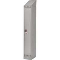 Lockers, 12" x 18" x 86", Steel, Grey, Knocked Down GTA Hardware Inc