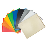 Fond de casier, Convient aux casiers 12" x 18", Beige, Plastique GTA Hardware Inc