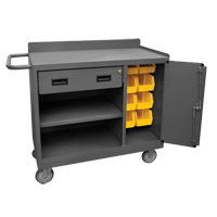 Mobile Workbench Cabinet, Steel Surface GTA Hardware Inc