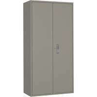 Armoire garde-robe, Acier, 36" la x 18" p x 72" h, Gris GTA Hardware Inc