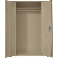 Armoire garde-robe, Acier, 36" la x 18" p x 72" h, Beige GTA Hardware Inc