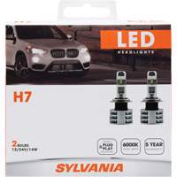 H7 Headlight Bulb, LED, 13.2 W/17 W, White GTA Hardware Inc