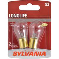 93 Long Life Mini Automotive Bulb, Incandescent, 13.3 W GTA Hardware Inc