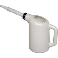 Oil Dispenser with White Spout, Plastic, 6 qt Capacity GTA Hardware Inc