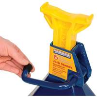 Jack Stand, Locking Handle/Ratchet, 6 tons Capacity, 25-1/4" H GTA Hardware Inc