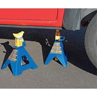Jack Stand, Locking Handle/Ratchet, 6 tons Capacity, 25-1/4" H GTA Hardware Inc