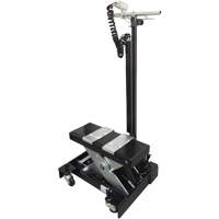 Cric de service de plancher &agrave; profil bas, 12 tonne(s) Capacit&eacute;, 7-1/2" Abaiss&eacute;e, 15" &eacute;lev&eacute;e, Air comprim&eacute;/hydraulique GTA Hardware Inc