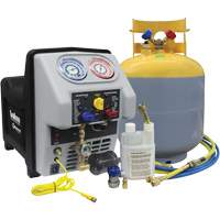 Syst&egrave;me de r&eacute;cup&eacute;ration de r&eacute;frig&eacute;rant double turbo avec r&eacute;servoir DOT de 50 lb GTA Hardware Inc