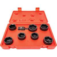 8 Pc. Extra-Low-Profile Oil Filter Socket Set GTA Hardware Inc