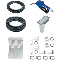 115V AC DEF Transfer Pump & IBC Tote Bracket with Nozzle GTA Hardware Inc