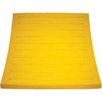 Wheel Chock, Polyurethane, Yellow, 15-1/4" W x 12-1/8" D x 10-3/4" H GTA Hardware Inc