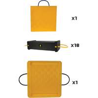 20-Piece CribLok Composite Cribbing System Kit GTA Hardware Inc