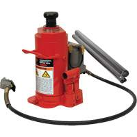 Cric-bouteille hydraulique de hauteur standard, 12 tonne(s), Air comprim&eacute;/hydraulique, 19-3/4" Hauteur &eacute;lev&eacute;e GTA Hardware Inc