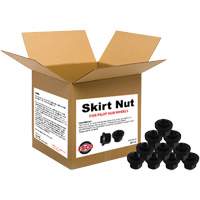 10-Piece Graphite-Coated Skirt Nuts for Pilot Hub Wheels GTA Hardware Inc