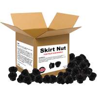 100-Piece Graphite-Coated Skirt Nuts for Pilot Hub Wheels GTA Hardware Inc