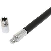 Tournevis flexible extra-long avec adaptateur carr&eacute; 1/4" x hexagonal 1/4" GTA Hardware Inc