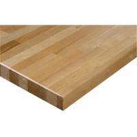 Dessus d'&eacute;tabli en bois dur, 48" la x 24" p, Bordure Carr&eacute;e, &eacute;paisseur 1-1/4" GTA Hardware Inc