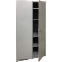 Armoire de rangement, Acier, 4 Tablettes, 78" h x 36" la x 24" P, Gris GTA Hardware Inc