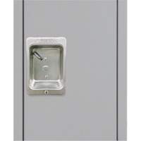 Lockers, 3 -tier, 12" x 18" x 86", Steel, Grey, Knocked Down GTA Hardware Inc