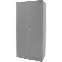 Combination Storage Cabinet, 36" W x 18" D x 72" H, Grey GTA Hardware Inc