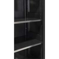 Armoire de rangement Hi-Boy, Acier, 4 Tablettes, 72" h x 36" la x 18" P, Noir GTA Hardware Inc