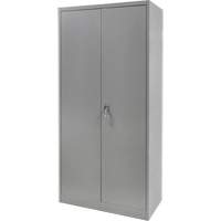 Armoire garde-robe, Acier, 36" la x 18" p x 72" h, Gris GTA Hardware Inc