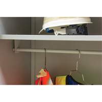 Armoire garde-robe, Acier, 36" la x 18" p x 72" h, Gris GTA Hardware Inc