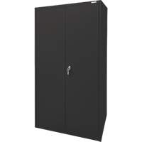 Storage Cabinet, Steel, 4 Shelves, 78" H x 36" W x 24" D, Black GTA Hardware Inc