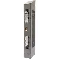 Casiers ventil&eacute;s, 12" x 18" x 88", Acier, Gris, D&eacute;mont&eacute;, Perfor&eacute; GTA Hardware Inc