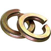Rondelle d'arr&ecirc;t fendue, 1/2", Zinc jaune GTA Hardware Inc
