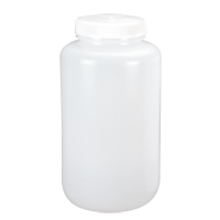 Wide-Mouth Bottles, Round, 1/2 gal., Plastic GTA Hardware Inc
